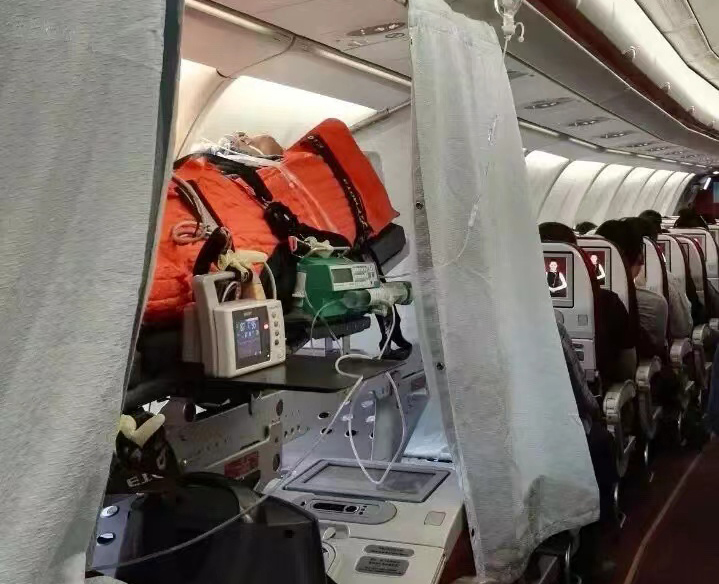 三亚跨国医疗包机、航空担架